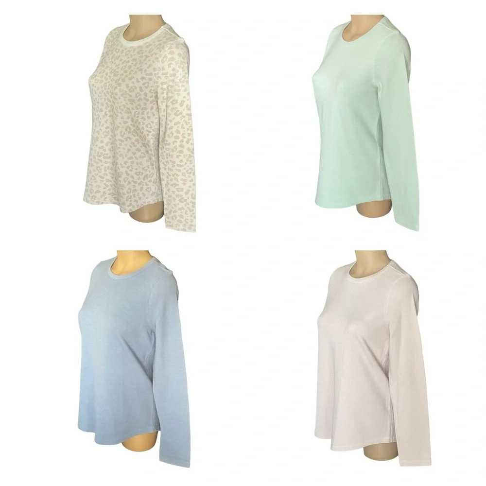 SONOMA Tops Long Sleeve Crew Neck Knit Lot of Four Size Medium